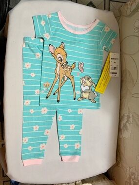 2Pc Disney Baby Bambi & Thumper Top & Pants Set - Size 18M - NWT
